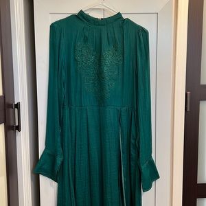 Free People Emerald Green Tunic